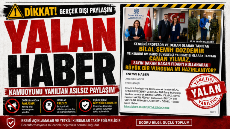 Yalan haber ve yanıltıcı iddialara karşı kamuoyu doğrulama manşet görseli
