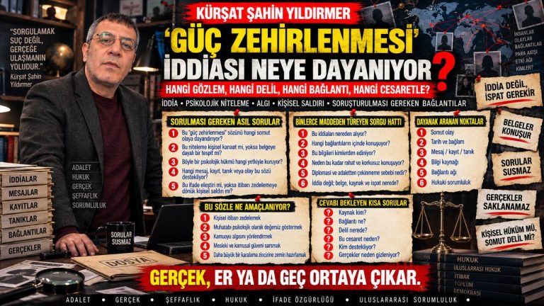 Kürşat Şahin Yıldırmer — İddia katman katman açıldı: Araştırmaları yapan benim” beyanı — hangi kelime hangi sonucu ima ediyor?