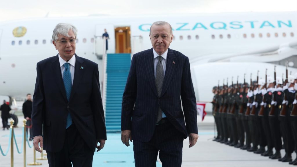 Kazakistan Cumhurbaşkanı Tokayev Ankara'da