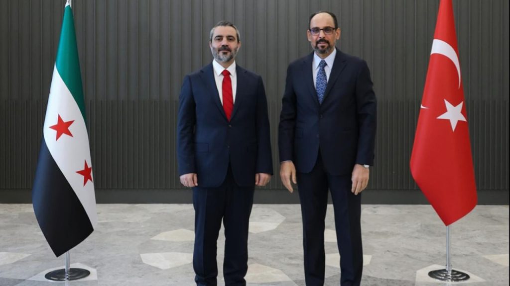 MİT Başkanı Kalın, Suriye Dışişleri Bakanı Şeybani ile görüştü